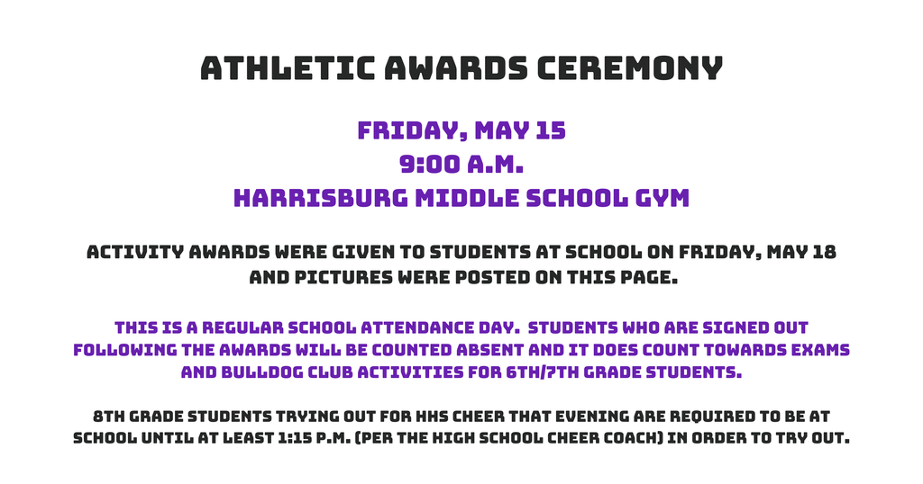 Athletic Awards