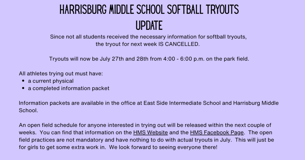 Softball Tryouts