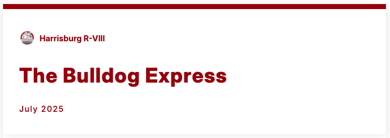 Bulldog Express Header July 2025