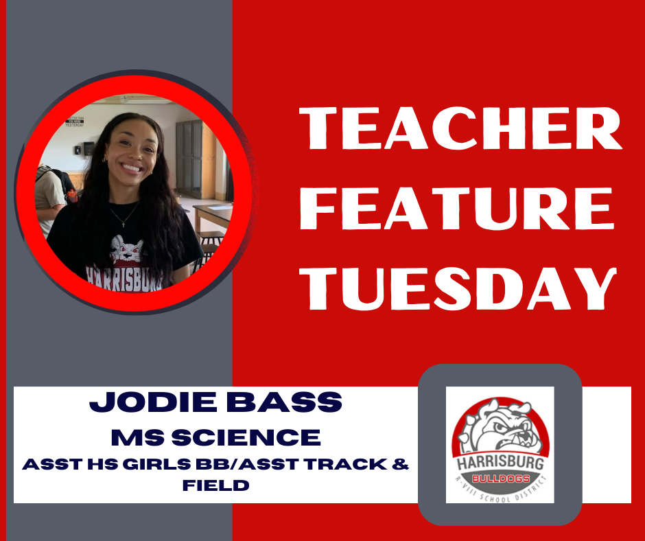TFT Graphic with image of Jodie Bass and District Logo