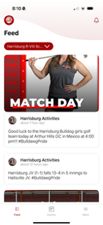 Live Feed Screen Capture from District App