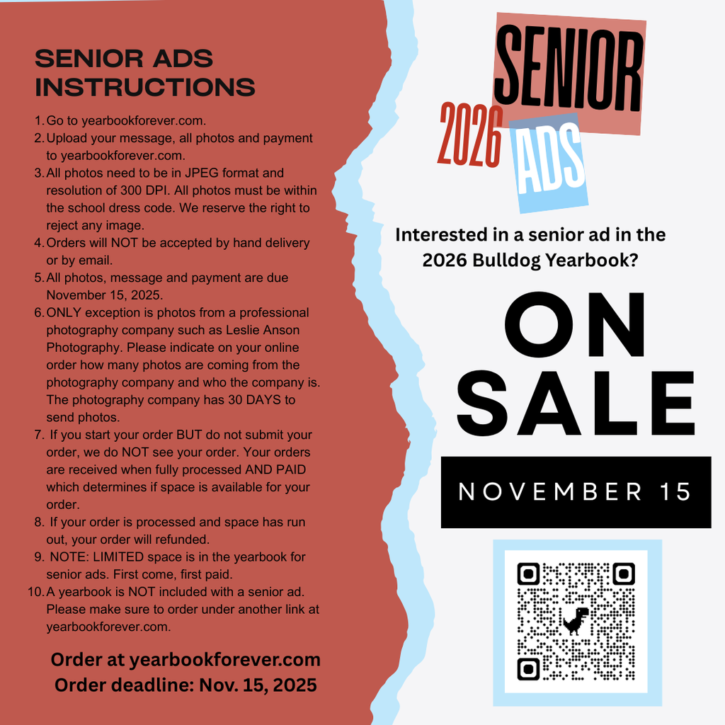 Senior Yearbook Ad Flyer
