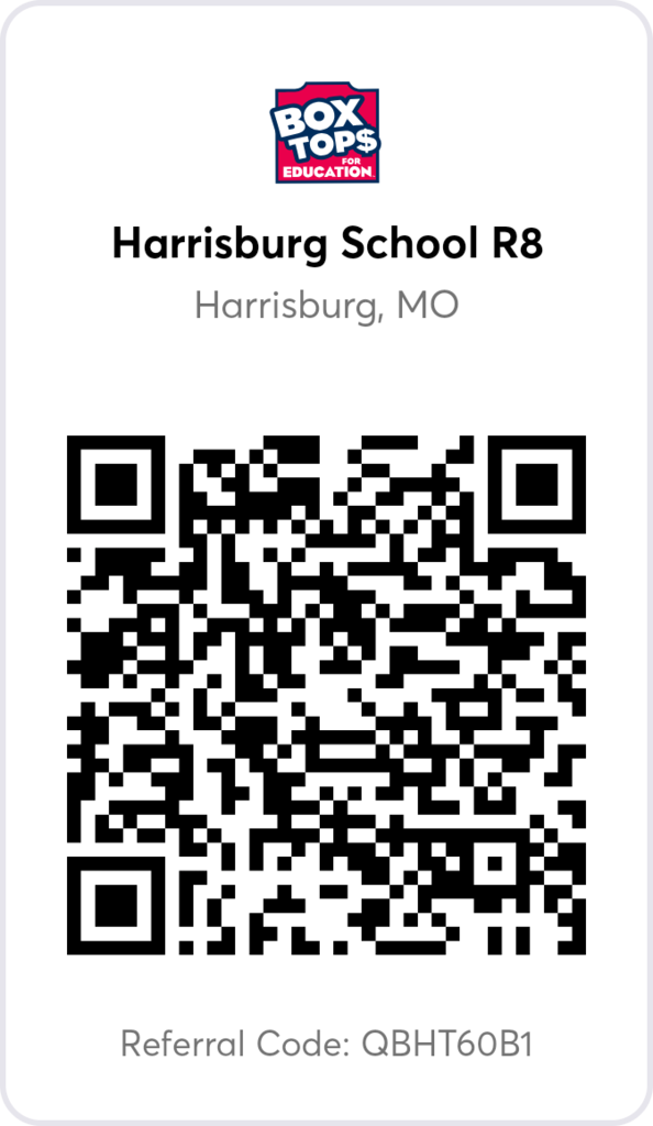 Box Tops QR Code and Referral Code
