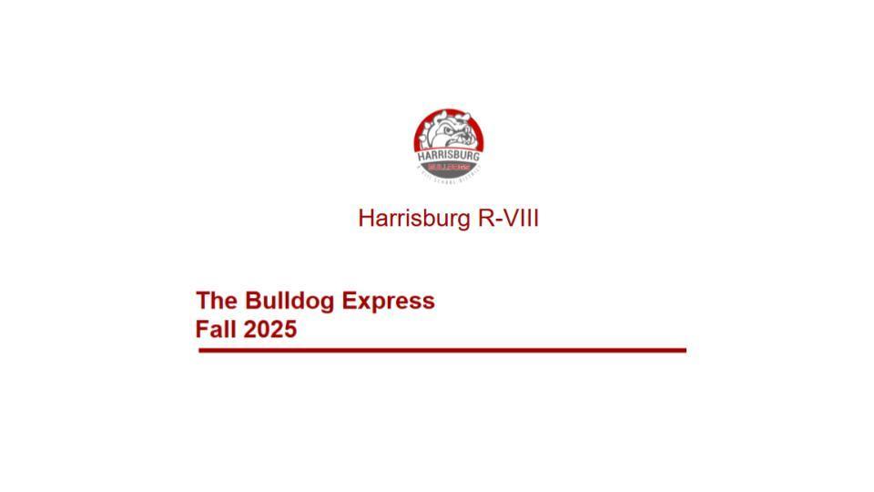 Fall Bulldog Express Newsletter header
