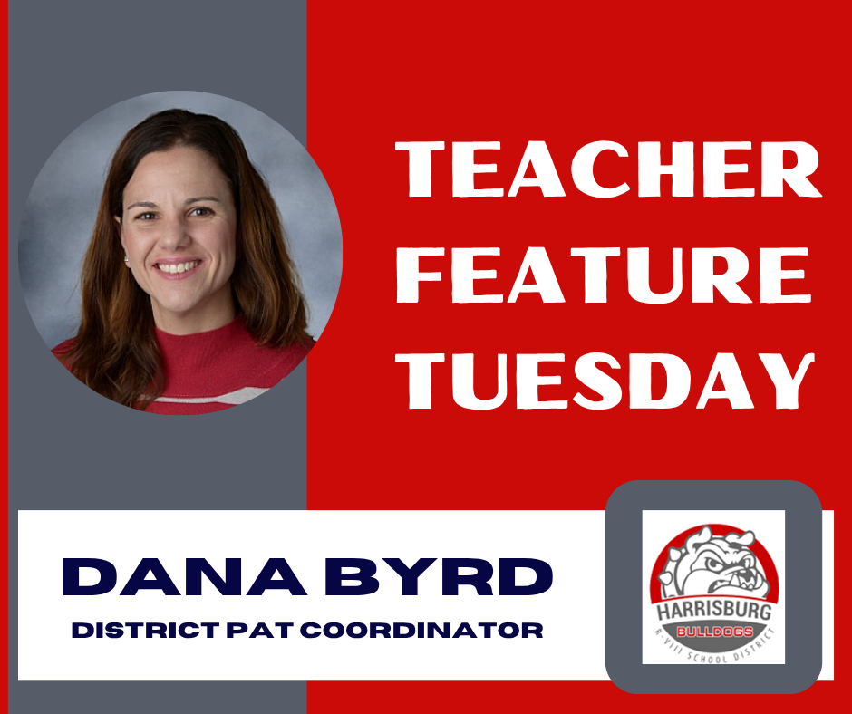 TFT Graphic with image of Dana Byrd and district logo