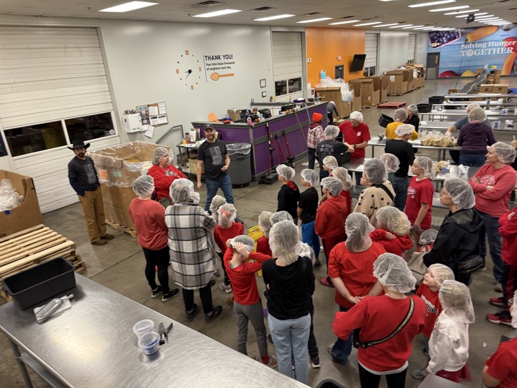 Food bank volunteering