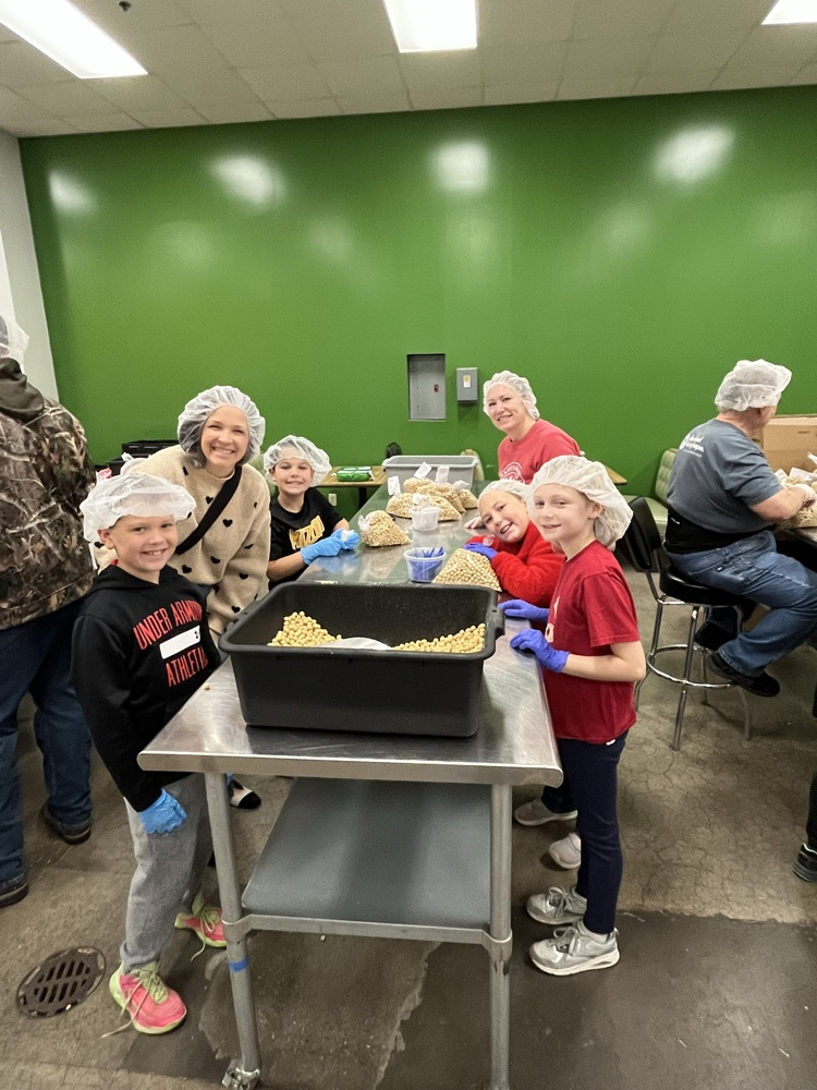 Food bank volunteering