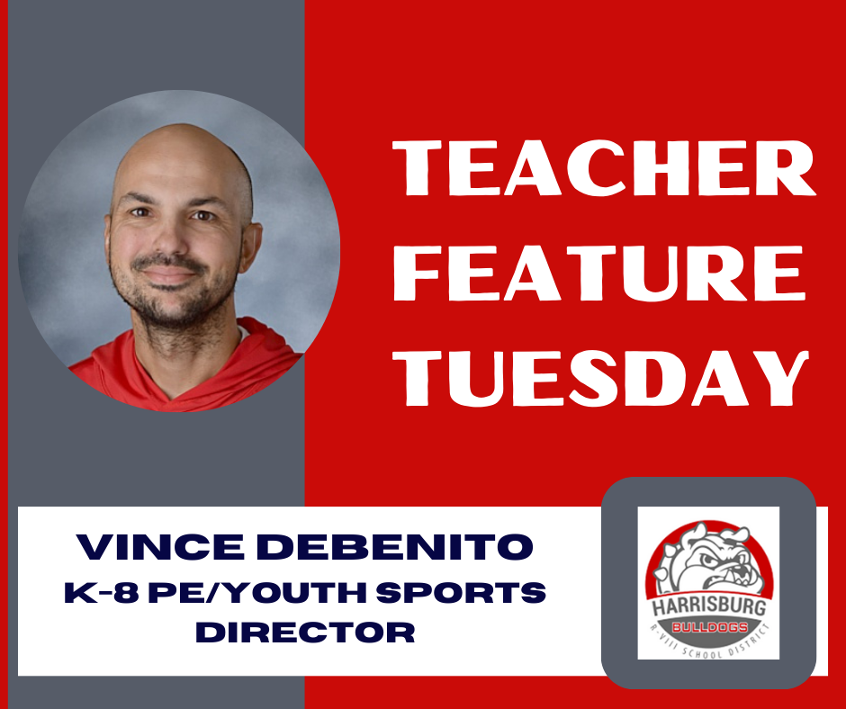TFT Graphic with image of Vince Debenito and district logo