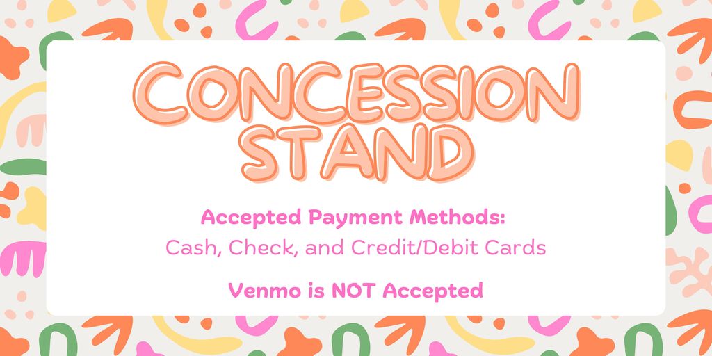 Concession Stand Payment Methods