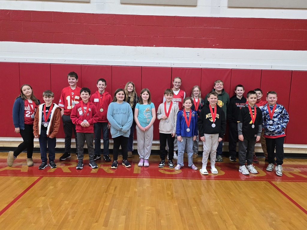 Harrisburg Elementary spelling bee participants