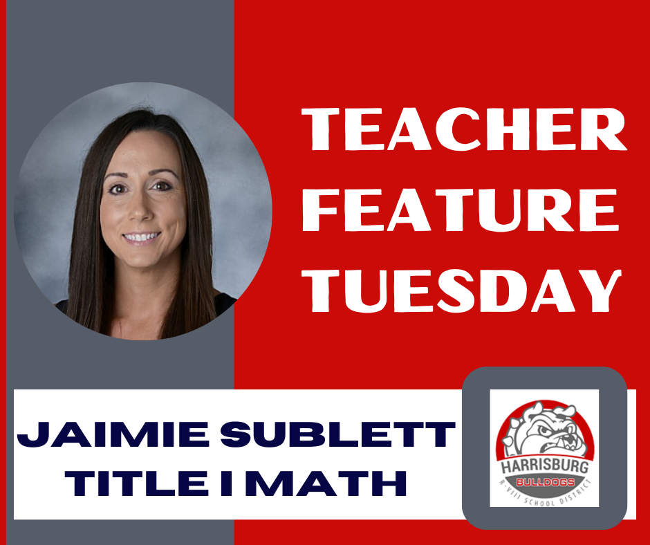 TFT Graphic with image of Jaimie Sublett and district logo