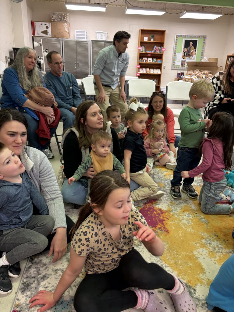 Families at story time