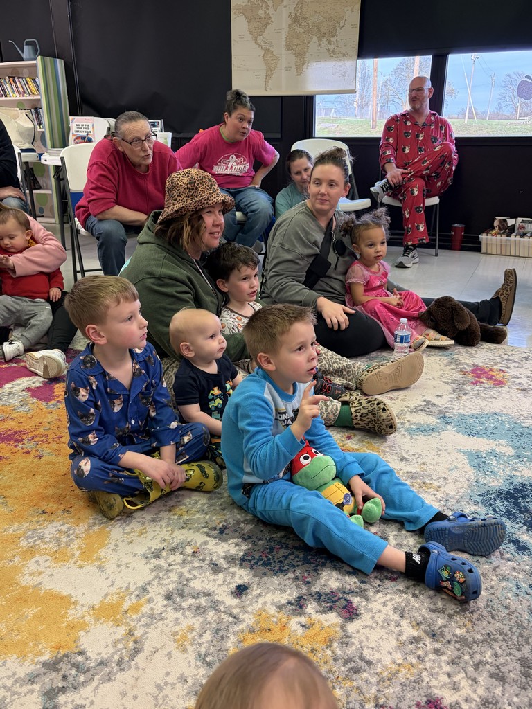 Families at story time