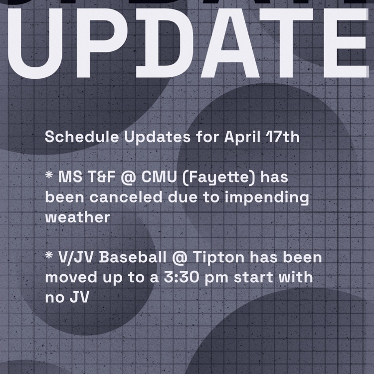 Schedule Update