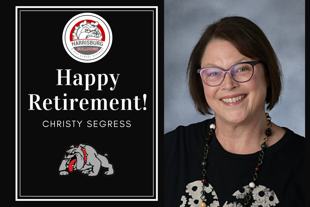 Retirement Graphic for Christy Segress
