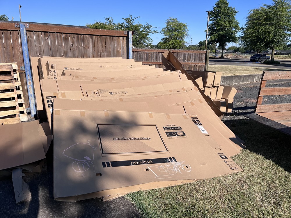 Cardboard boxes