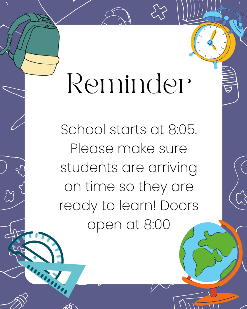 Friendly reminder as we start the new school year. Thank you!