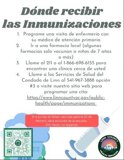Immunizations