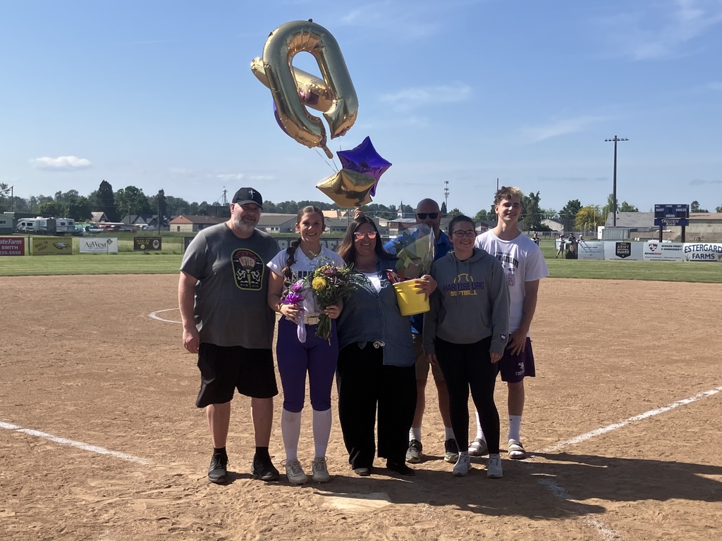 Senior night softball