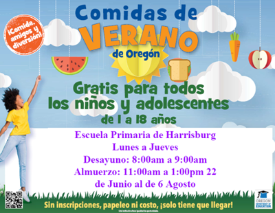 Summer Meals Spanish