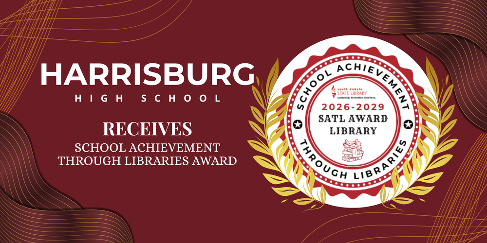 Harrisburg High School Recieves School Achievement Through Libraries Award
