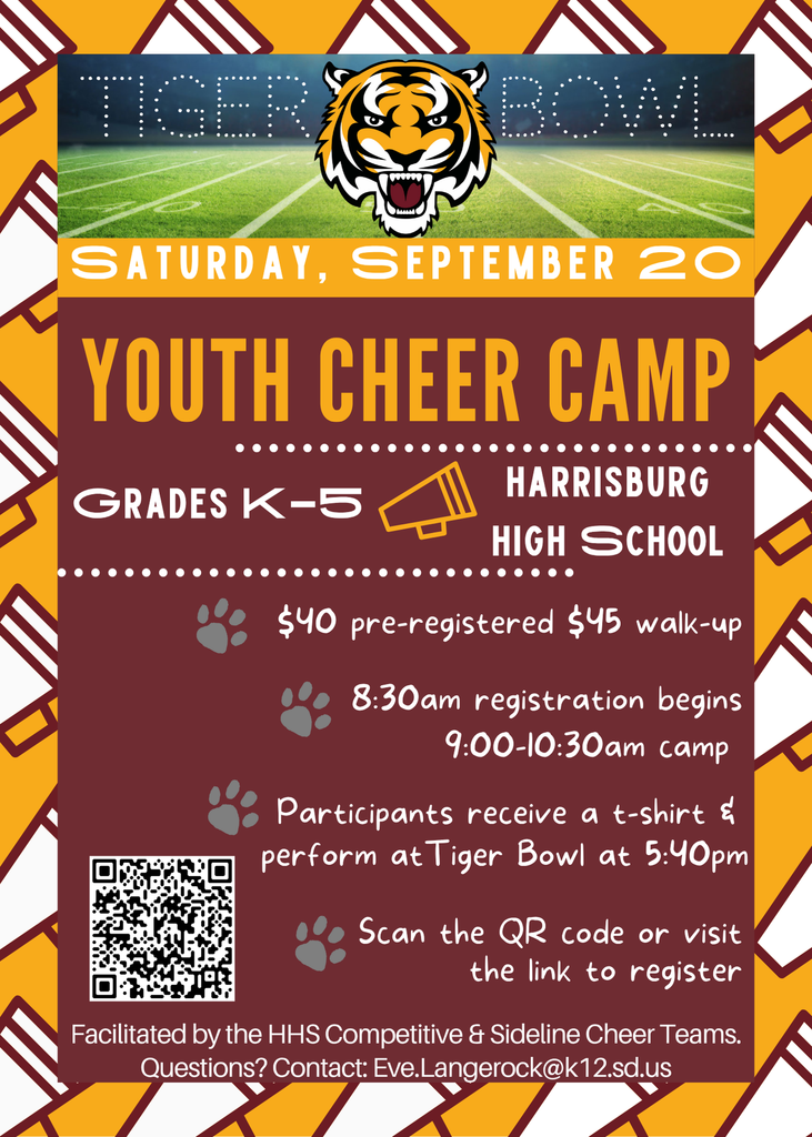 tiger bowl cheer camp