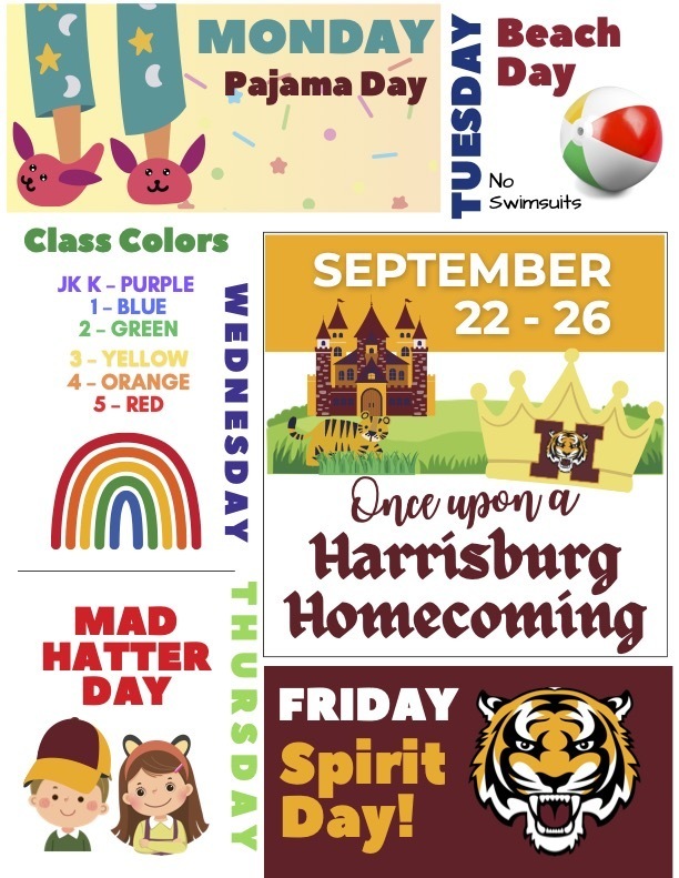 Homecoming Dress Up Days 2025