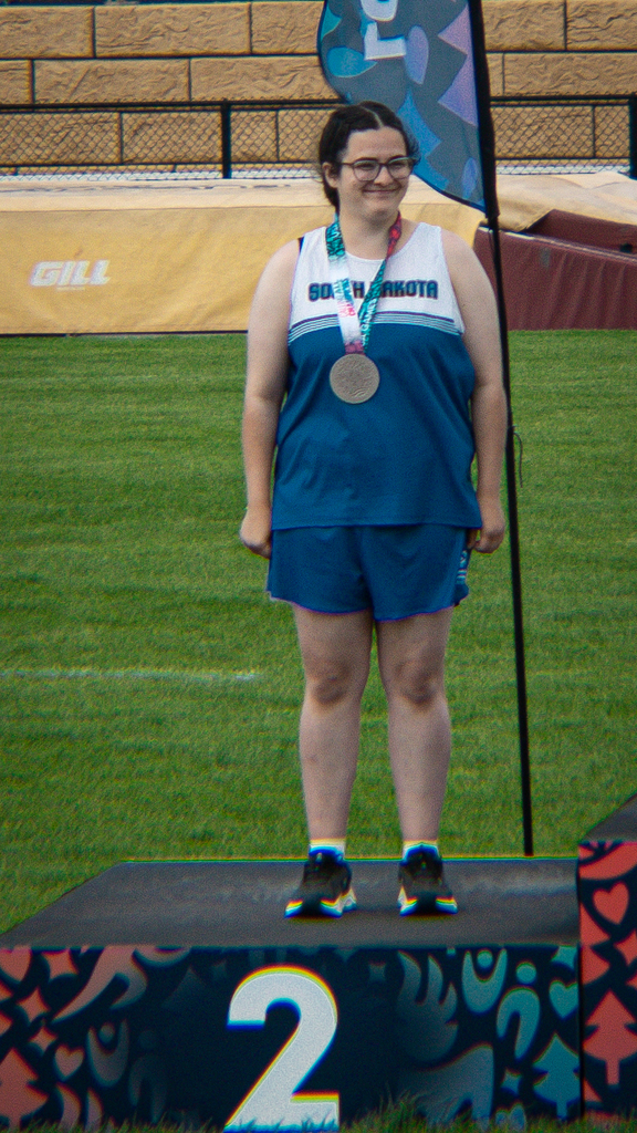 Stephanie Nolman at the podium