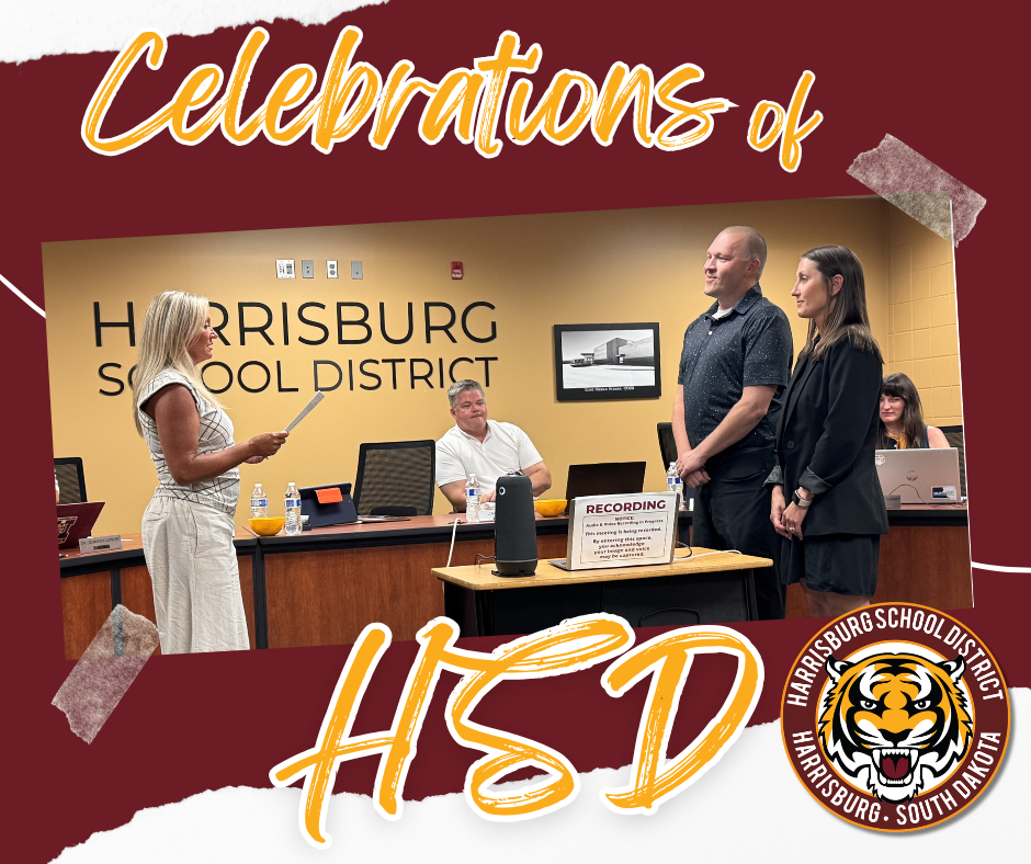 Board members being sworn into Harrisburg School District