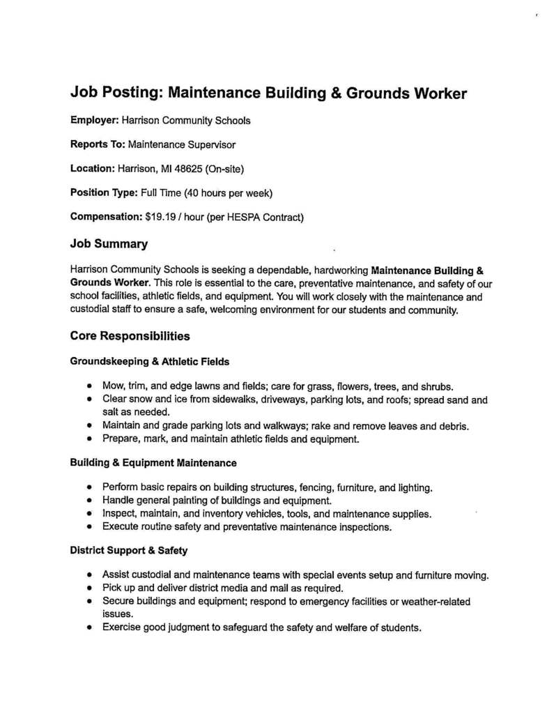 Maint. B&G pg. 1