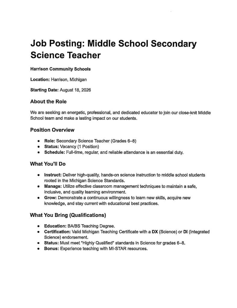 Science Teacher pg. 1