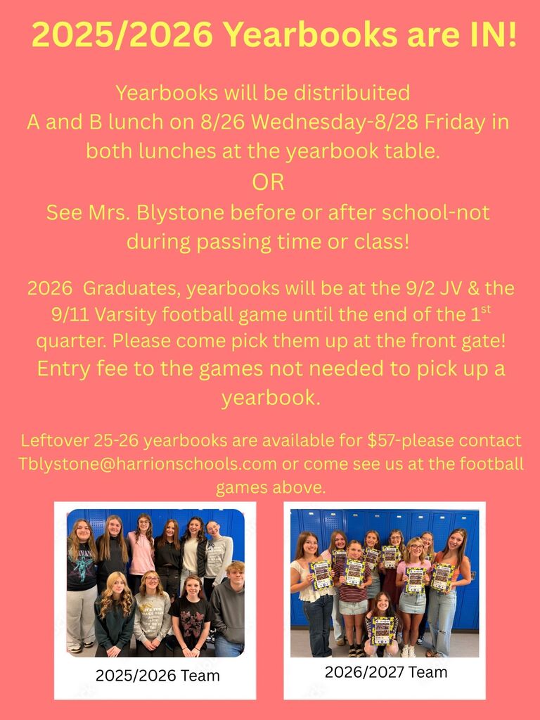 25-26 Yearbook Distribution Plan