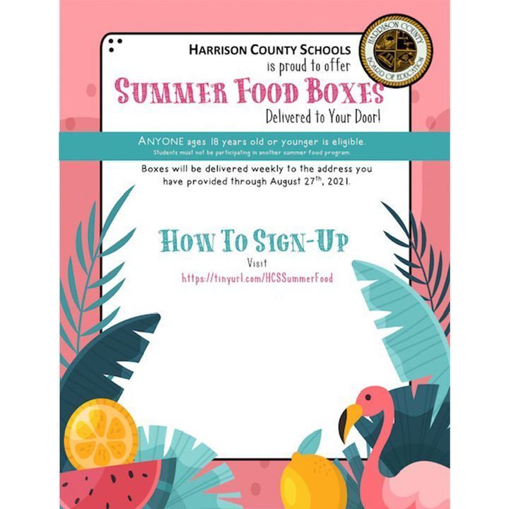 Summer Food Boxes Flyer