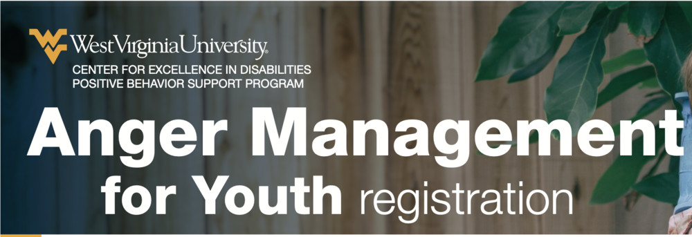 CENTER FOR EXCELLENCE IN DISABILITIES POSITIVE BEHAVIOR SUPPORT PROGRAM Anger Management for Youth registration