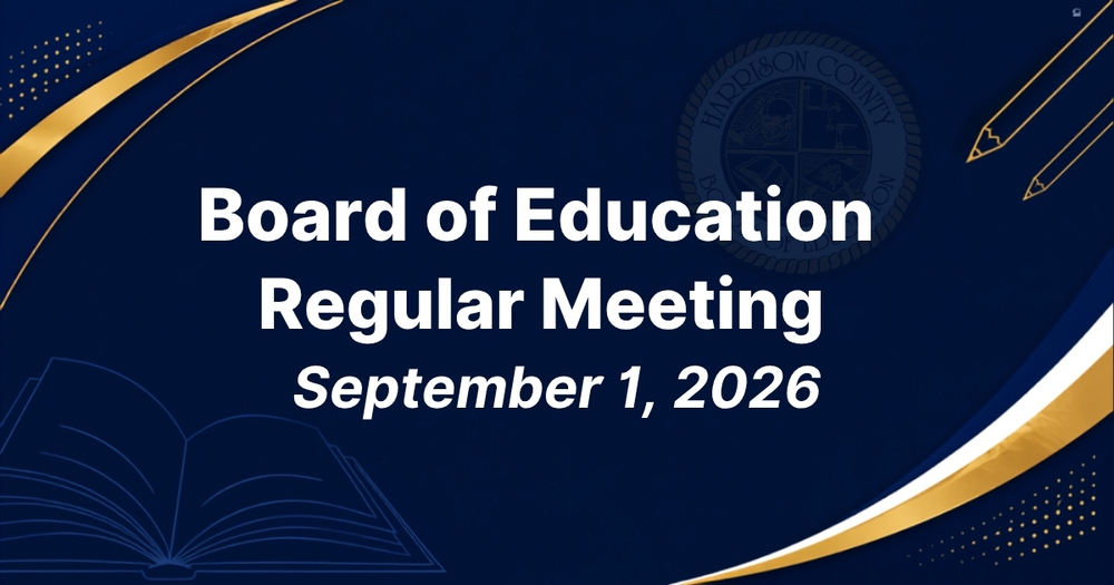 Board of Education to Meet September 1