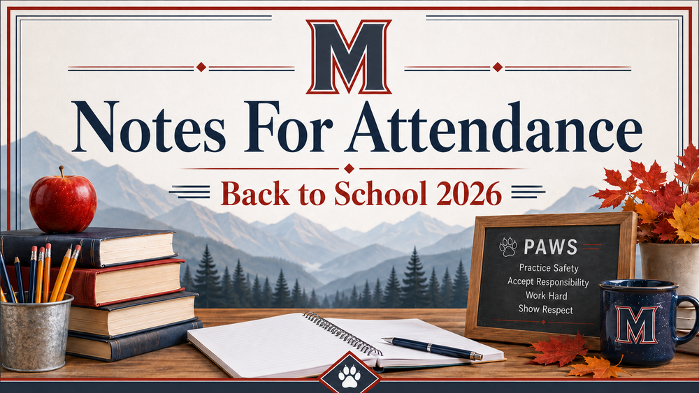 MES Back To School 2026 - Notes For Attendance