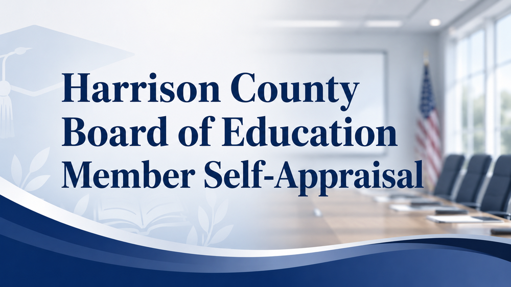 Harrison County Board of Education Member Self-Appraisal 2025-2026