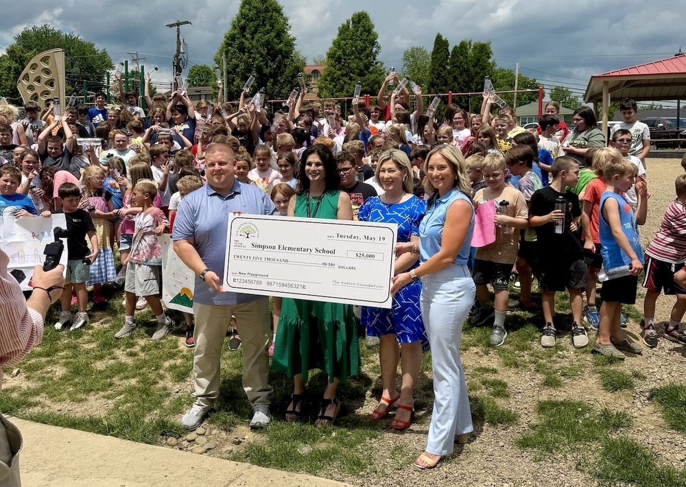Simpson Elementary School was the proud recipient of a $25,000 grant from The Antero Foundation to help fund our playground overhaul project.