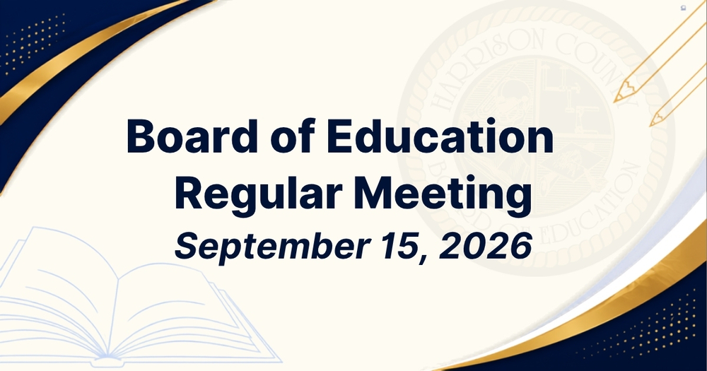 Board of Education to Meet Tuesday, September 15