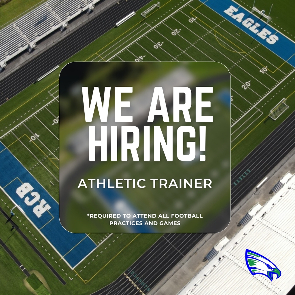 Athletic Trainer hiring. required to attend all football practices and games