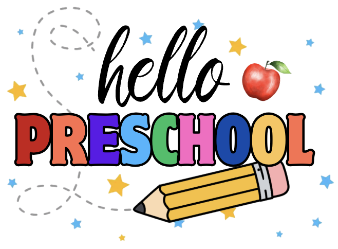 text reading Hello Preschool.