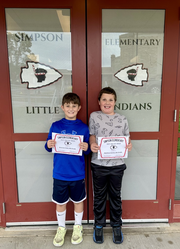 Math Field Day - 4th grade winners