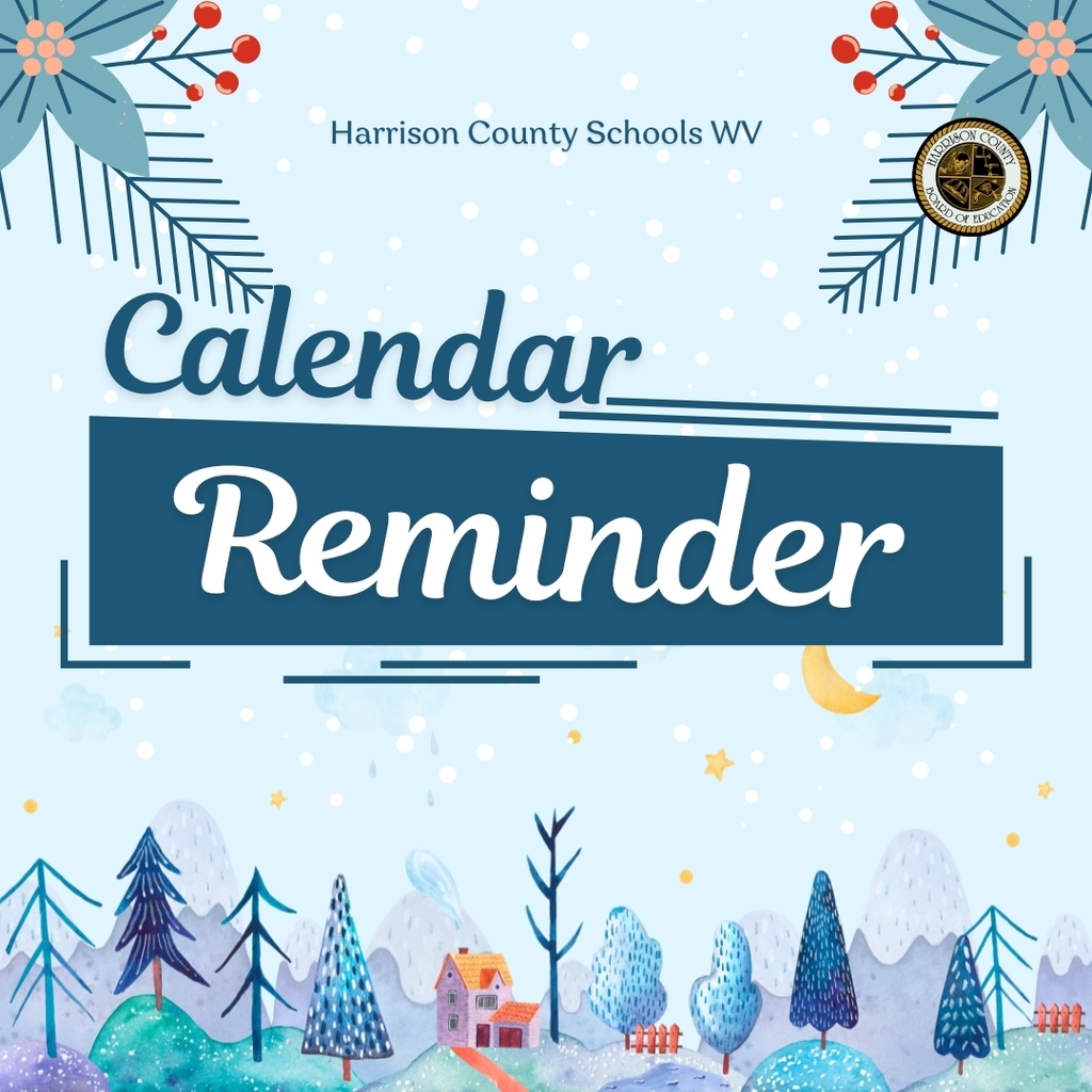 Calendar Reminder - Harrison County Schools, WV