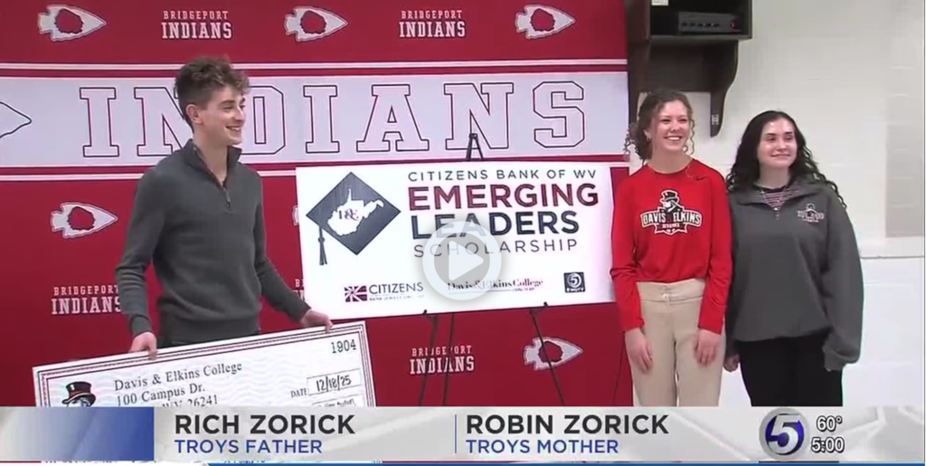 Bridgeport High School student wins full-ride scholarship to Davis & Elkins College - Credit WDTV