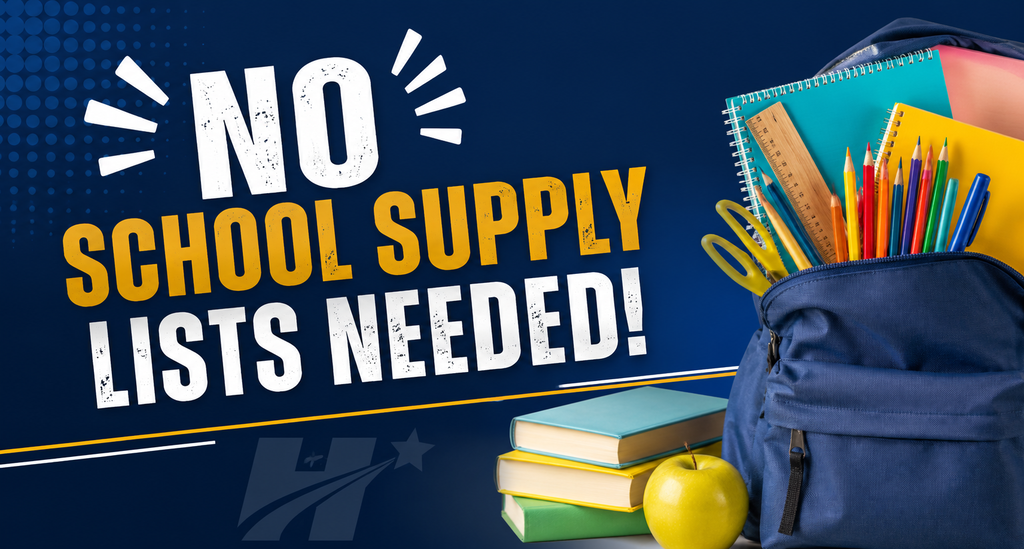 No School Supply Lists Needed