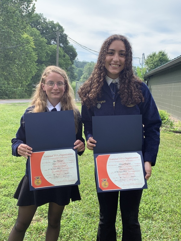 State Degrees in Attendance: Mary Tracey and Destiny Berryman