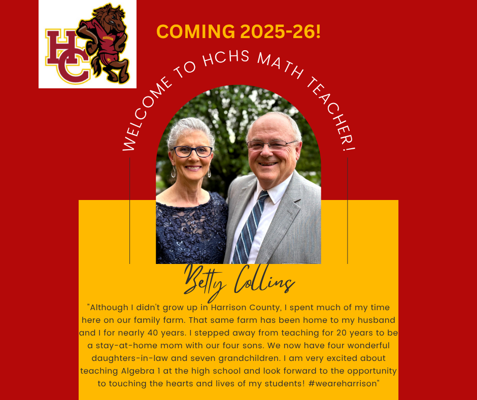 Welcome to HCHS Mrs. Betty Collins!