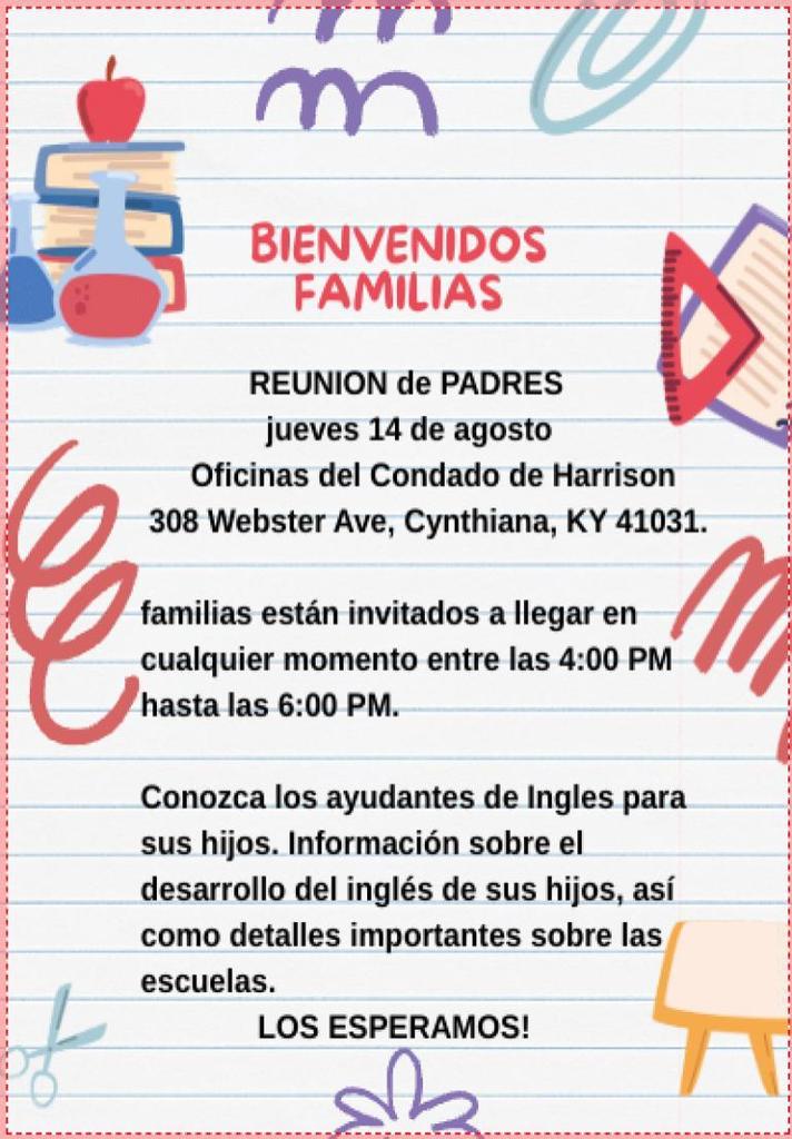 ELL Night Information