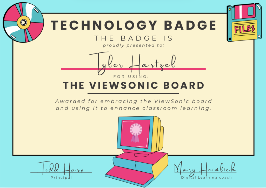 tech badge