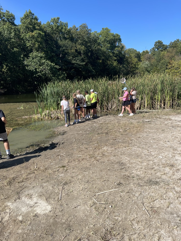 hiking at environmental camp 